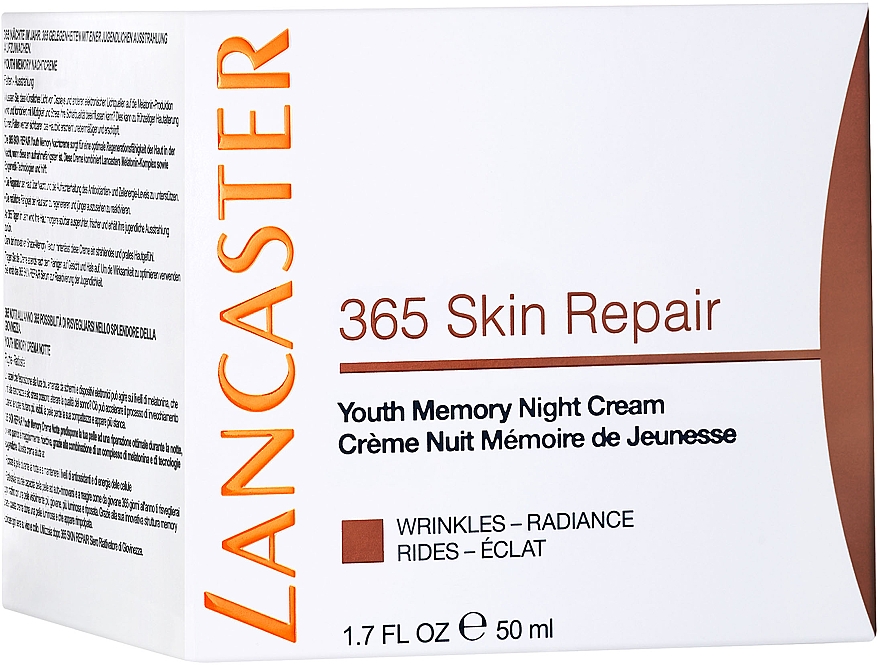 Regenerierende Nachtcreme für eine jugendlich strahlende Haut - Lancaster 365 Skin Repair Youth Memory Night Cream — Bild N4