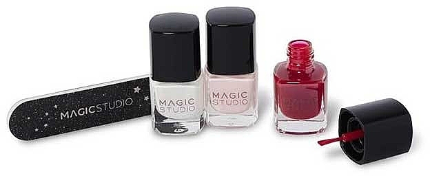 Nagelset - Magic Studio Lovely Must Have Nails Set (Nagellack 3x6ml + Nagelfeile)  — Bild N1