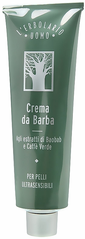 Rasierschaum mit Baobab- und Rohkaffee-Extrakt - L'erbolario Uomo Baobab Crema da Barba — Foto N2