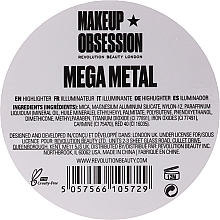 Highlighter für das Gesicht - Makeup Obsession Mega Metal Highlighter — Bild N2