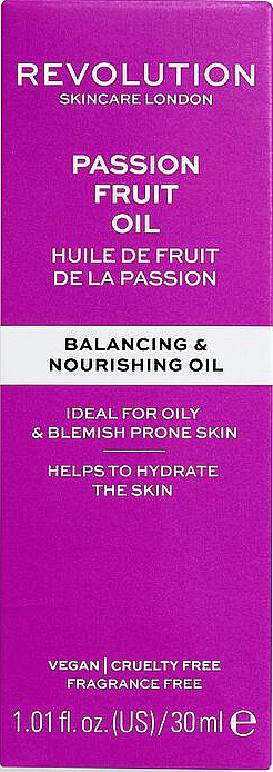 Nährendes Passionsfruchtöl für fettige Haut - Revolution Skincare Passion Fruit Oil — Bild N2