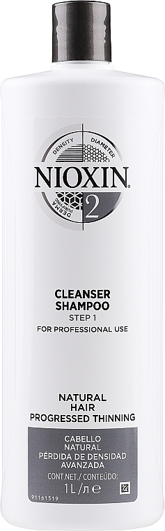 Reinigungsshampoo für feines Haar - Nioxin Thinning Hair System 2 Cleanser Shampoo — Bild N1