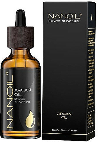 Arganöl für Gesicht, Körper und Haar - Nanoil Body Face and Hair Argan Oil — Bild N2