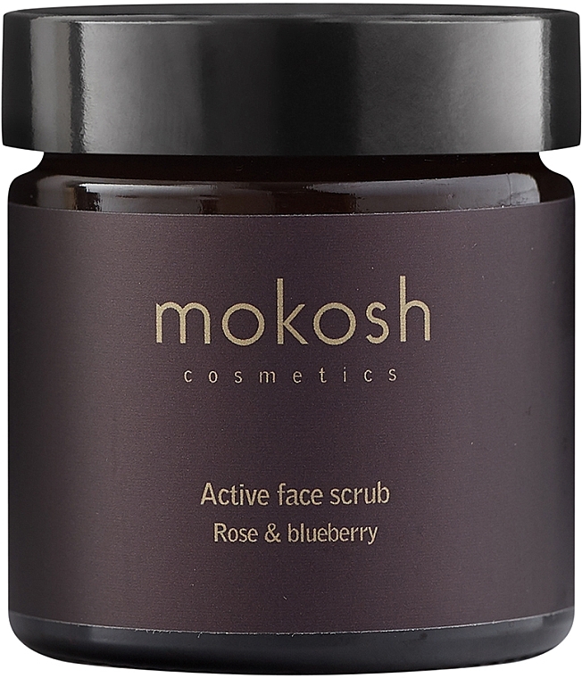 Aktives Gesichtspeeling mit Rose und Blaubeere - Mokosh Icon Active Rose & Blueberry Face Scrub — Bild N2
