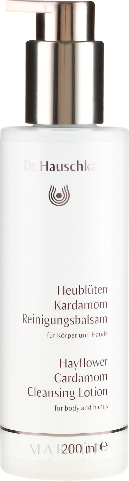 Reinigungsbalsam für Körper und Hände mit Kardamom und Heublüten - Dr. Hauschka Hayflower Cardamom Cleansing Lotion — Bild 200 ml