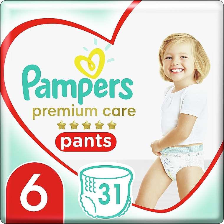 Windeln Premium Care Pants Extra large 6 (15 + kg) 31 St. - Pampers  — Bild N3