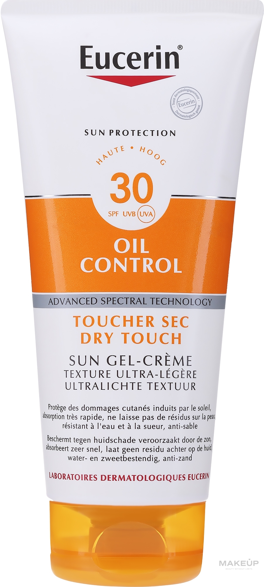 Sonnenschutzgel-Creme für empfindliche Haut SPF30 - Eucerin Sun Protection Sensitive Protect Sun Gel-Cream Dry Touch SPF 30 — Bild 200 ml