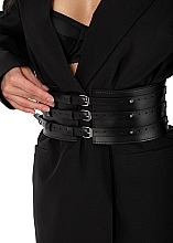 Gürtel aus Öko-Leder Non Grata schwarz - MAKEUP Women’s PU Leather Belt (1 St.)  — Bild N3