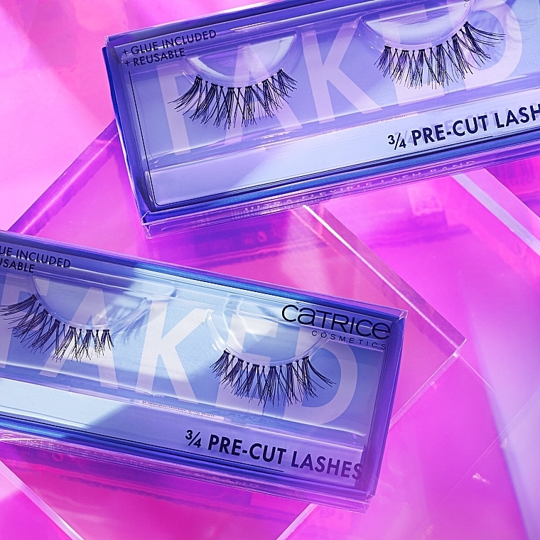 Künstliche Wimpern - Catrice Faked 3/4 Pre-Cut Lashes  — Bild N5