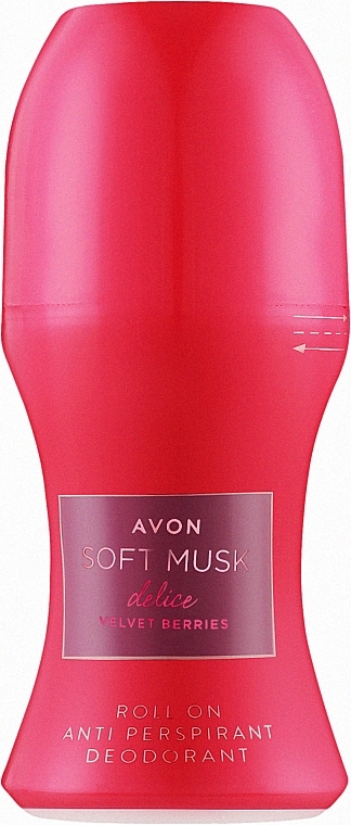 Avon Soft Musk Delice Velvet Berries - Deo Roll-on Antitranspirant — Bild N1