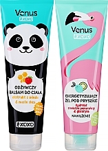 Düfte, Parfümerie und Kosmetik Körperpflegeset - Venus XOXO Energy & Nutrition (Duschgel 250ml + Körperbalsam 250ml)