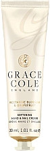 Weichmachende Hand- und Nagelcreme mit Nektarinenblüten- und Grapefruitduft - Grace Cole Boutique Nectarine Blossom & Grapefruit Hand and Nail Cream (Mini) — Bild N1