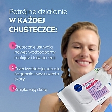 3in1 Biologisch abbaubare Gesichtsreinigungstücher zum Abschminken - Nivea Biodegradable Cleansing Wipes 3in1 — Bild N6