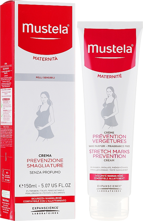 Körpercreme gegen Dehnungsstreifen - Mustela Maternite Creme Prevention Vergetures — Bild N1