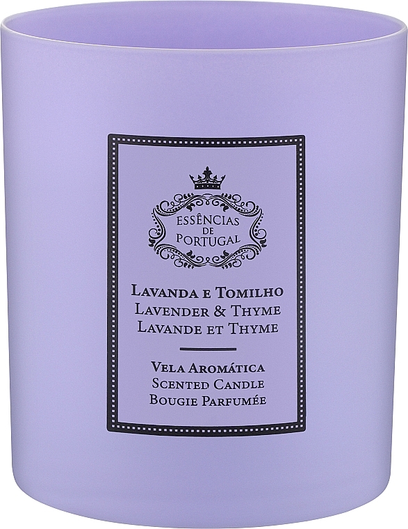 Duftkerze Lavendel und Thymian - Essencias De Portugal Lavender & Thyme Scented Candle — Bild N1