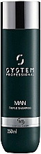 Düfte, Parfümerie und Kosmetik Universelles Herrenshampoo - System Professional Lipidcode Man Triple Shampoo M1