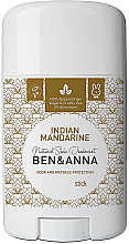 Düfte, Parfümerie und Kosmetik Natürlicher Soda Deostick Indian Mandarine - Ben & Anna Natural Soda Deodorant Indian Mandarine