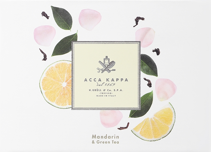 Acca Kappa Mandarin & Green Tea - Duftset (Eau de Parfum 50ml + Seife 150g)  — Bild N1