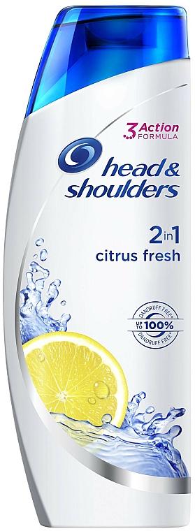 Anti-Schuppen Shampoo mit frischen Zitrusfrüchten - Head & Shoulders Citrus Fresh 2in1 — Bild N1