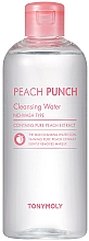 Düfte, Parfümerie und Kosmetik Mildes Gesichtsreinigungswasser zum Abschminken mit Pfirsichextrakt - Tony Moly Peach Punch Cleansing Water