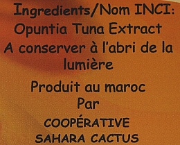 Argan- und Kaktusfeigenöl - Efas Saharacactus Macerat Opuntia Ficus in Argan Oil — Foto N4