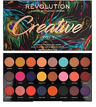 Lidschatten-Palette mit 24 Farben - Makeup Revolution Creative Vol 1 Eyeshadow Palette — Bild N1