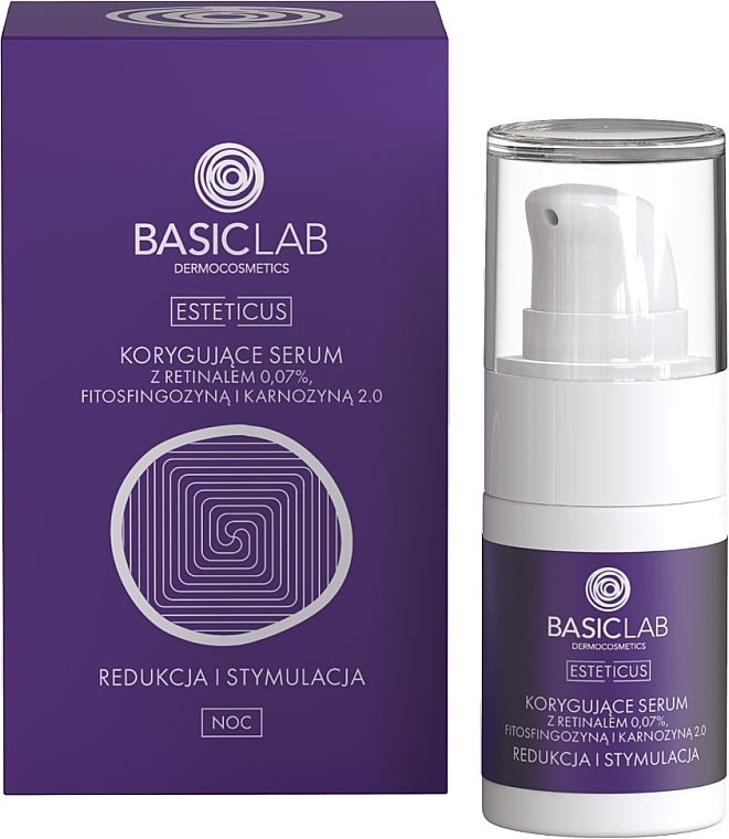 Korrektur-Serum für das Gesicht - BasicLab Dermocosmetics Esteticus — Bild N1