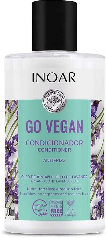 Anti-Frizz Conditioner - Inoar Go Vegan Anti Frizz Conditioner — Bild N1