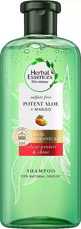 Shampoo mit Mango und Aloe - Herbal Essences Potent Aloe + Mango Shampoo — Bild N1
