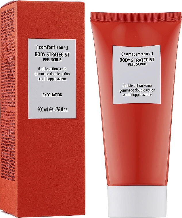 Körperpeeling mit Doppelwirkung für trockene und raue Haut - Comfort Zone Body Strategist Peel Scrub — Bild N1