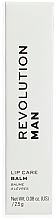 Lippenbalsam für Männer - Revolution Skincare Man Lip Care Balm — Bild N3