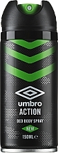 Düfte, Parfümerie und Kosmetik Umbro Action - Deospray