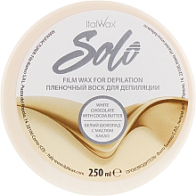 Folienwachs für die Enthaarung zu Hause Weiße Schokolade - ItalWax Solo Filmwax White Chocolate with Cocoa Butter — Bild N2