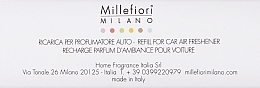 Nachfüllung für Auto-Lufterfrischer Sauerstoff - Millefiori Milano Icon Refill Oxygen — Bild N1