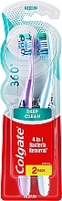 Düfte, Parfümerie und Kosmetik Zahnbürste mittel violett und blau 2 St. - Colgate