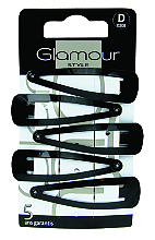 Düfte, Parfümerie und Kosmetik Klick-Klack Haarspange 308 schwarz 5 St. - Glamour