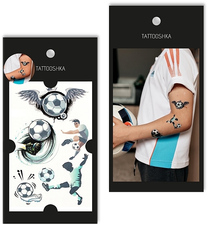 Temporäre Tattoos Fußball - Tattooshka — Bild N1