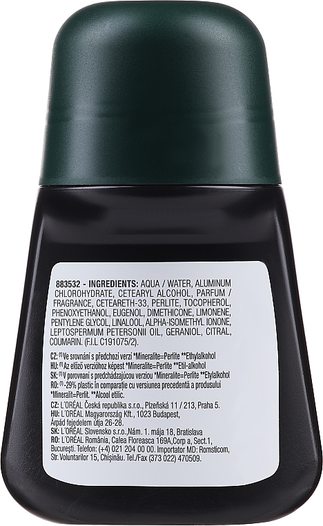 Deo Roll-on Antitranspirant - Garnier Men Pure Active Deodorant Roll-On — Bild N2