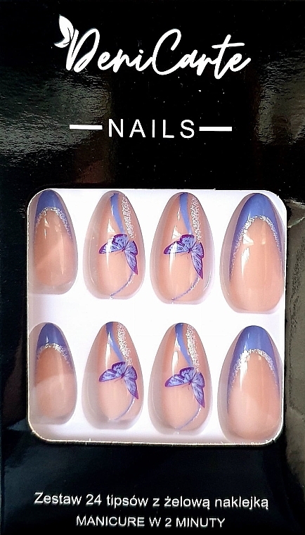 Mandelförmige Nagelspitzen, 24 St. - Deni Carte Nails 7073 — Bild N1