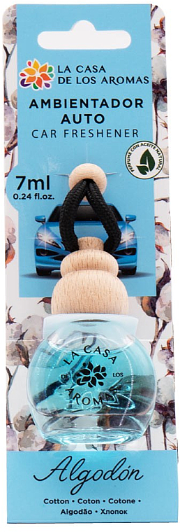 Auto-Lufterfrischer Baumwolle - La Casa de los Aromas Car Freshener — Bild N1