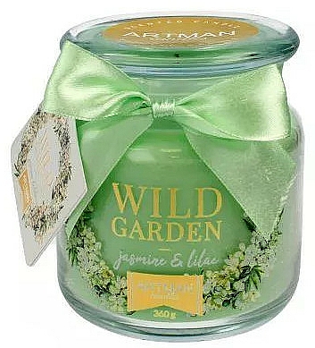Duftkerze im Glas Jasmin & Flieder - Artman All Season Jar Wild Garden Jasmin & Lilac Ø10 x H11 cm (360 g) — Bild N1