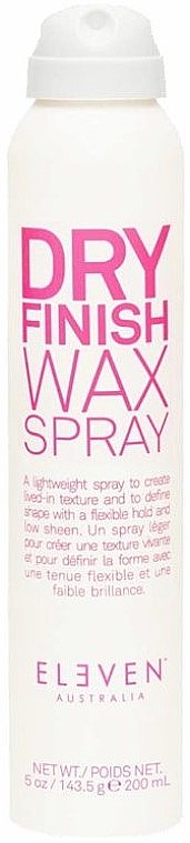 Trockenwachs-Spray für das Haar - Eleven Australia Dry Finish Wax Spray — Bild N1
