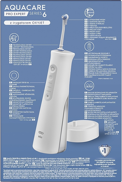 Irrigator Oxyjet weiß-grau - Oral-B Pro-Expert Power Oral Care AquaCare Series 6 MDH20.026.3  — Bild N8