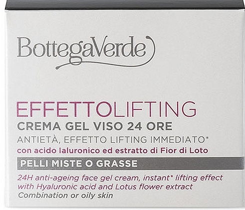 Anti-Ageing-Gel-Creme für Mischhaut und fettige Haut - Bottega Verde Lifting Effect Anti-Ageing Face Gel Cream — Bild N2