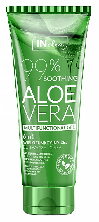 Multifunktionales Gesichts- und Körpergel mit 99% Aloe Vera - Revers INelia 99% Soothing Aloe Vera Gel — Bild N1