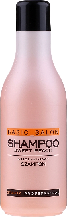 Shampoo mit Pfirsichduft - Stapiz Basic Salon Shampoo Sweet Peach