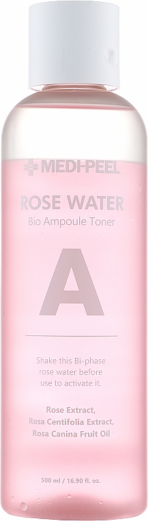 Ampullen-Toner mit Rosenextrakt - Madi-Peel Rose Water Bio Ampoule Toner — Bild N1