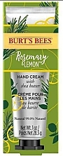 Düfte, Parfümerie und Kosmetik Handcreme - Burt's Bees Hand Cream Rosemary & Lemon