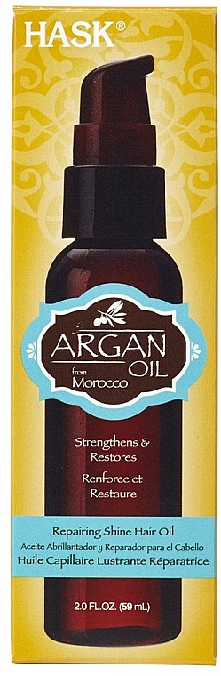 Haaröl mit Argan-Extrakt - Hask Argan Oil Repairing Argan Oil — Bild N1