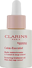 Revitalisierendes Gesichtsöl für empfindliche Haut mit Salbei-Extrakt - Clarins Calm-Essentiel Restoring Treatment Face Oil — Bild N1